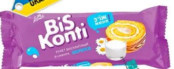 KONTI ROL BISCOTTI MELK 175G
