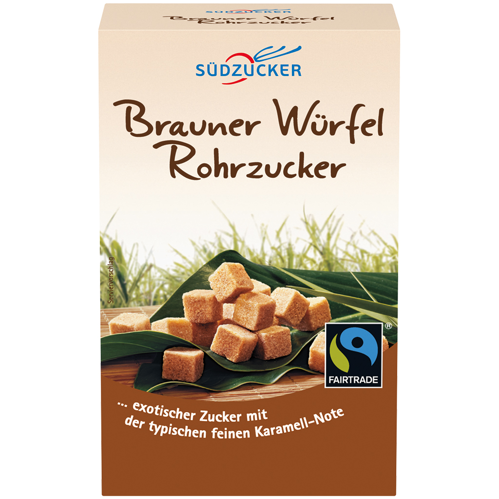 Bruine blokjes rietsuiker