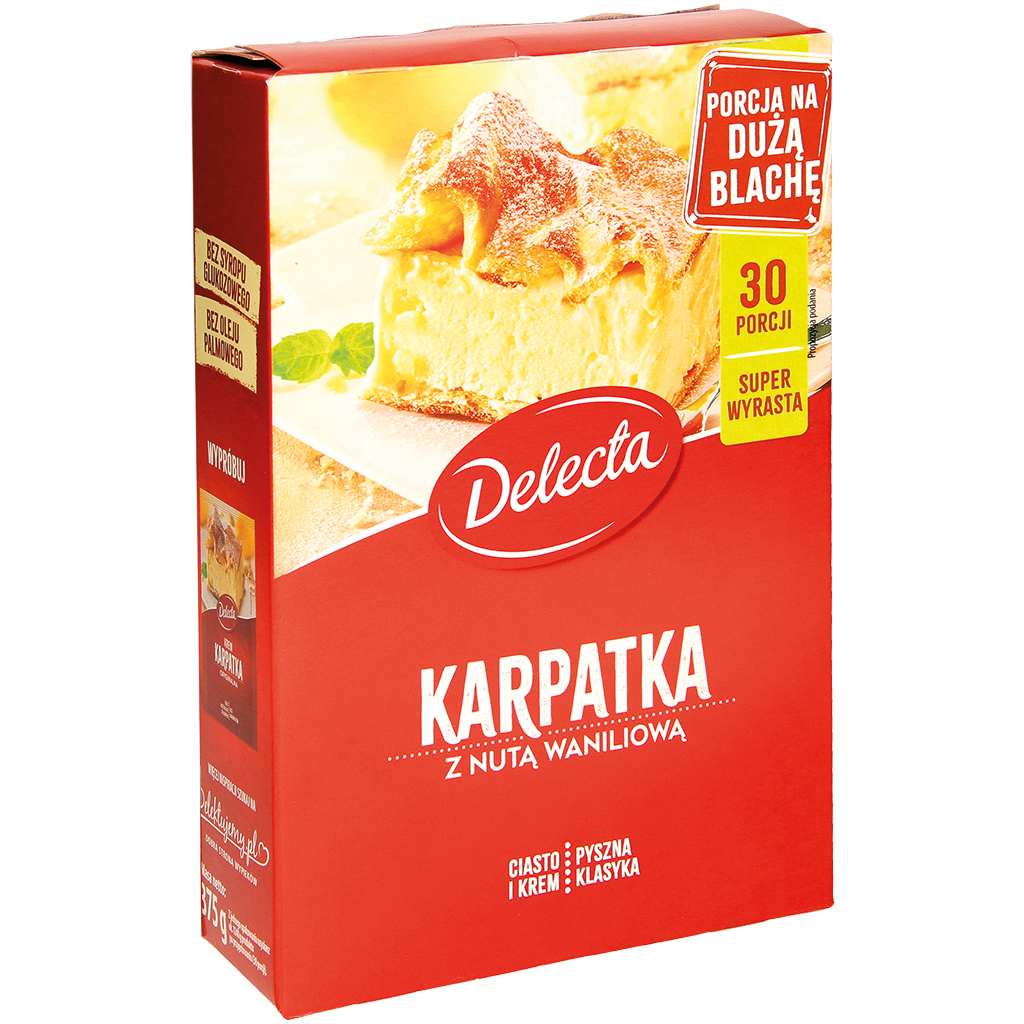 Bakmix voor Poolse "Karpatka"-taart