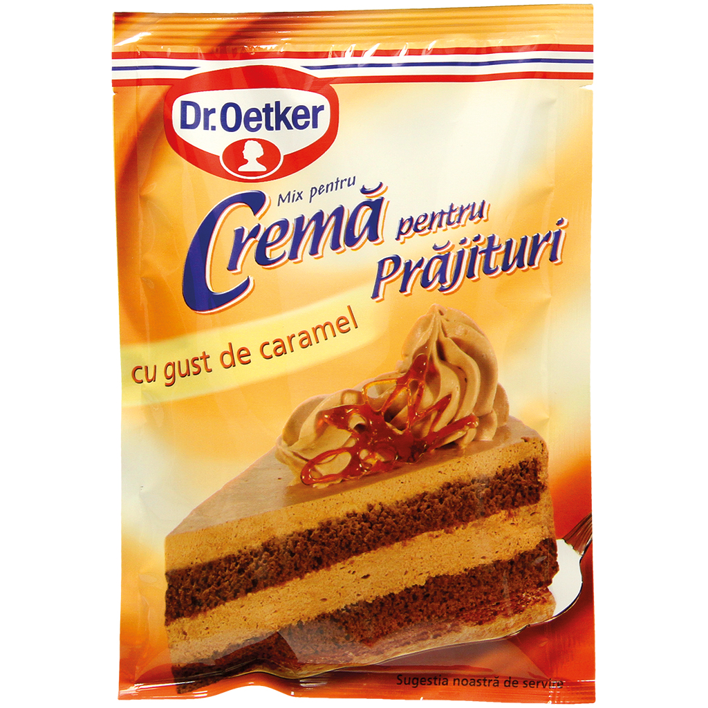 Crema pentru prajituri cu gust de caramel