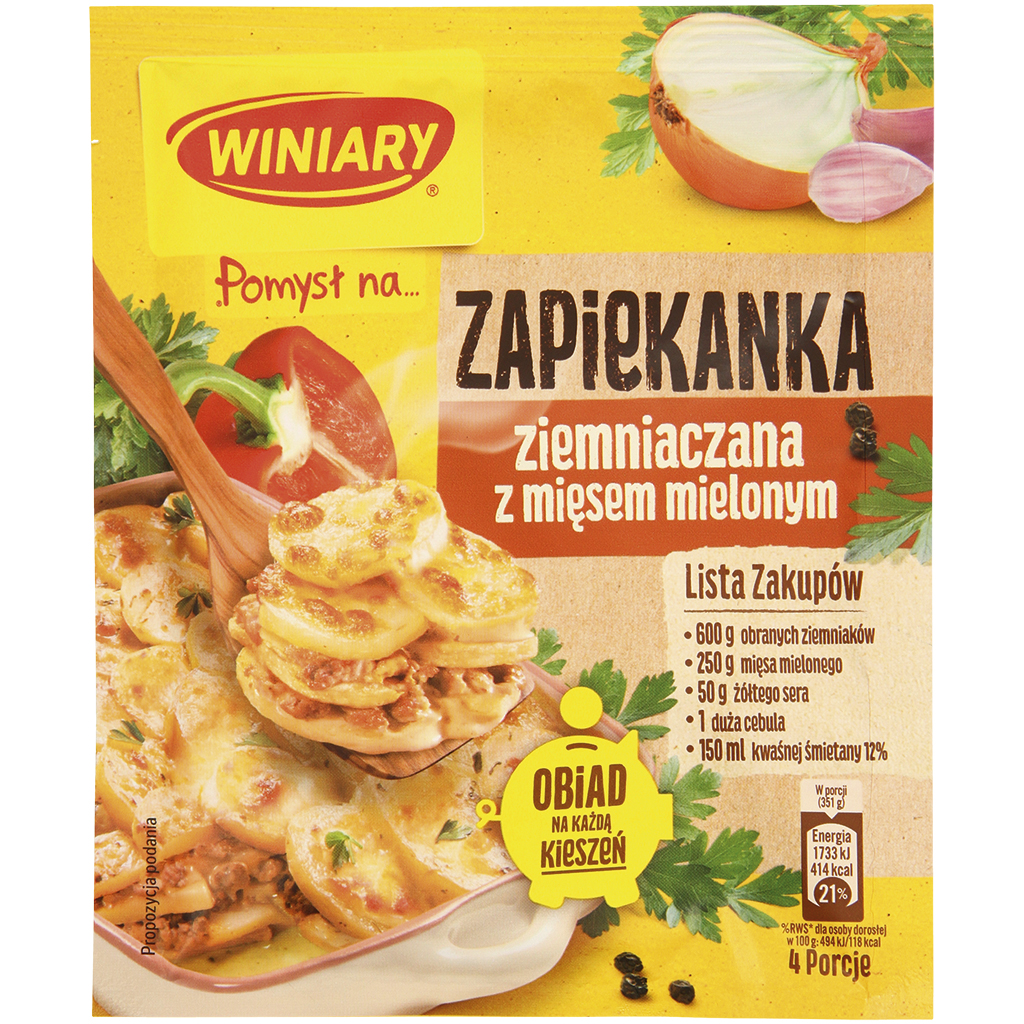 Ароматизированный препарат для приготовления картофельной запеканки с фаршем