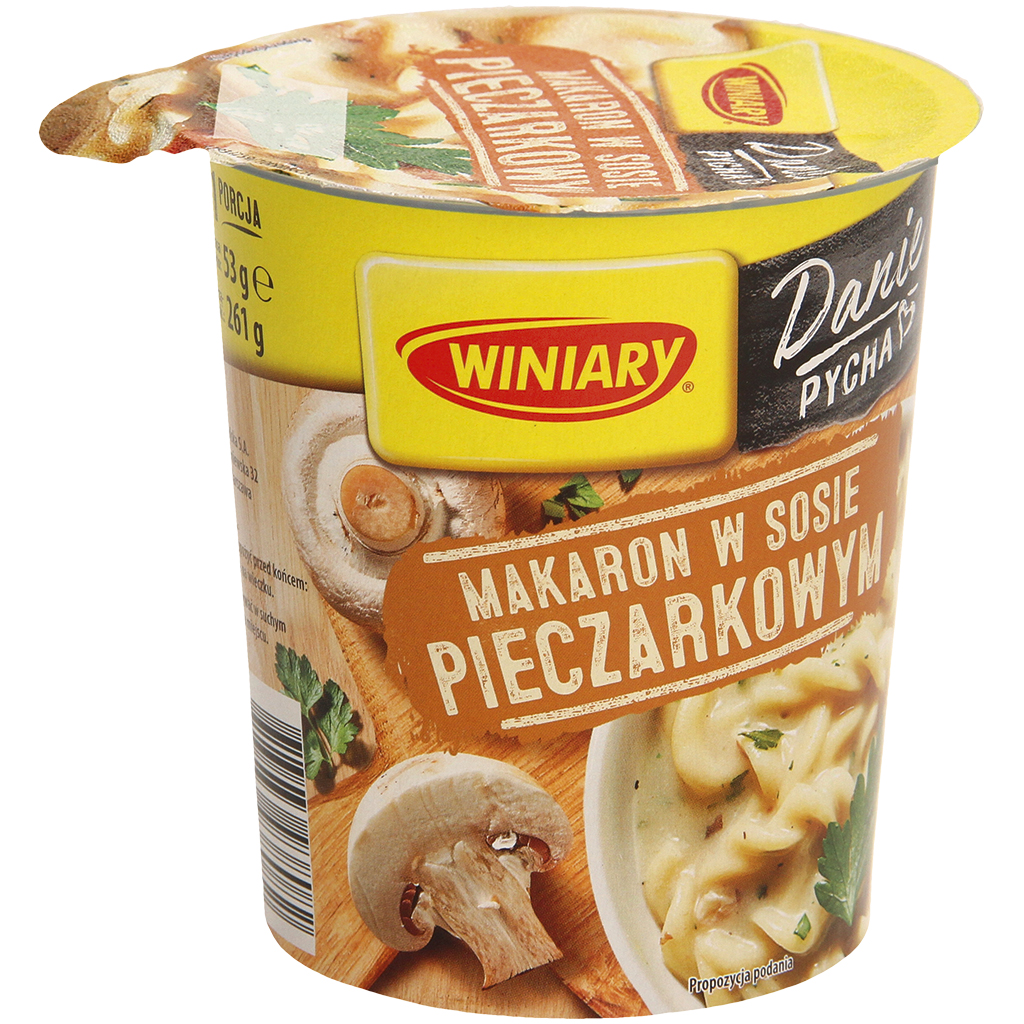Winiary 5minut pasta met champignons
