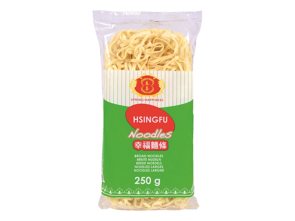 Noedels breed Hsingfu SPRING H. pk 250g