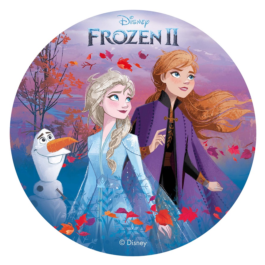 Eetbare taarttopper "FROZEN II" 20 cm