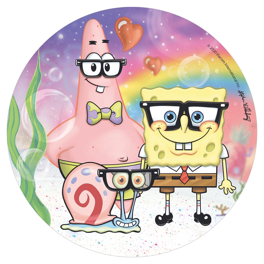 Eetbare taarttopper"SPONGEBOB" 20 cm