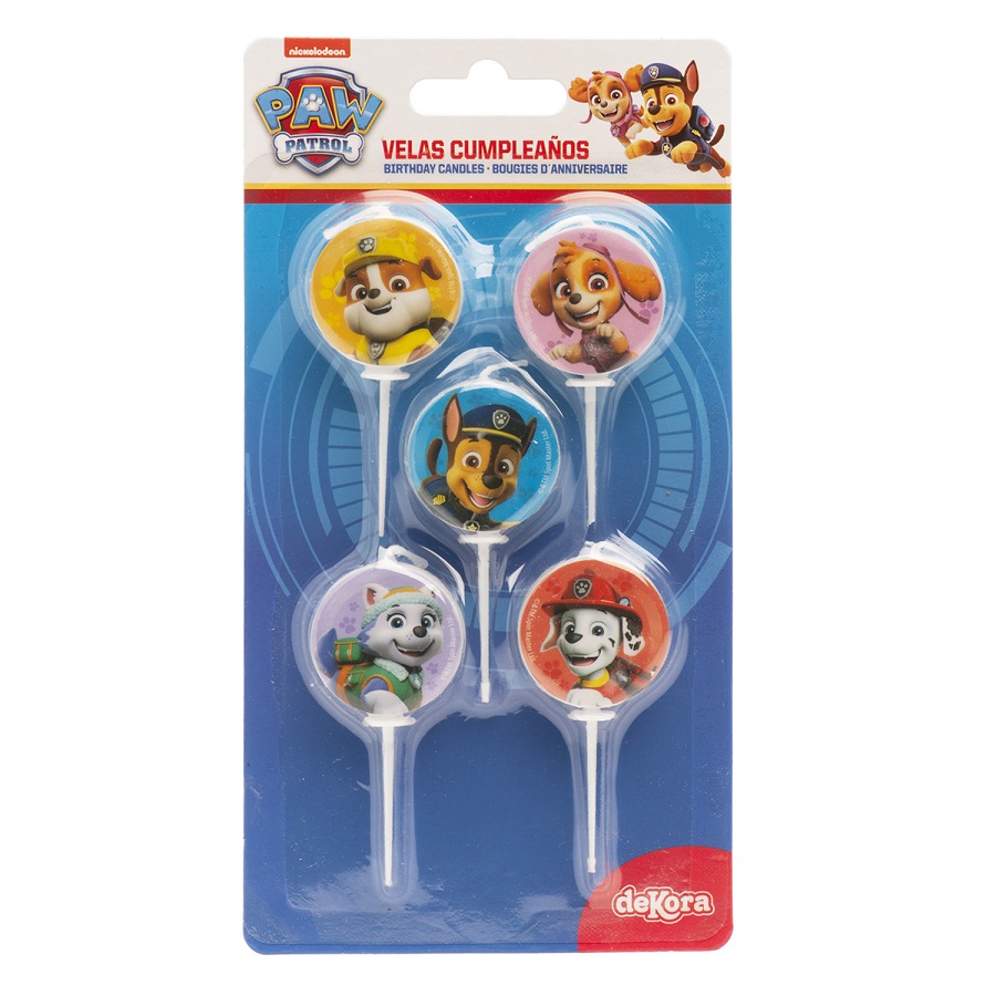 Verjaardagskaars "PAW PATROL"