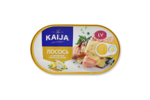 Kaija  zalm in Engelse mosterdcrème