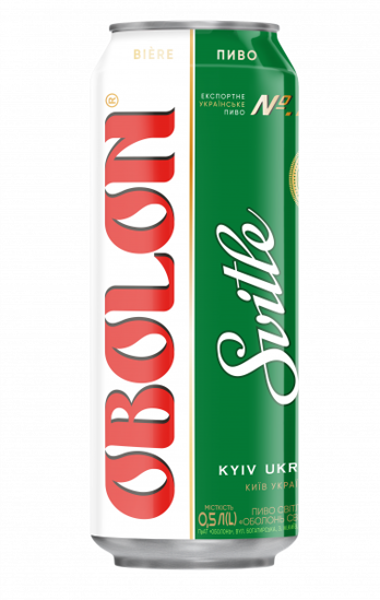 Obolon svitle bierblik 4,5% alc.