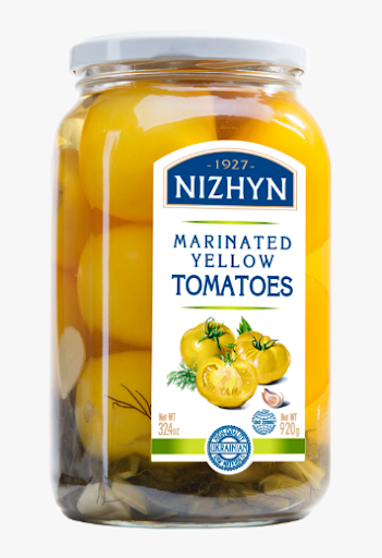 "Nizhyn" Gele tomaten gemarineerd 920 g