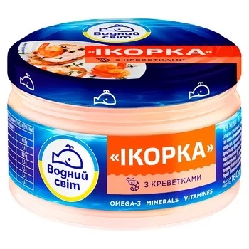 Vodnyi Svit kaviaarpasta oceaanvis/garnalen