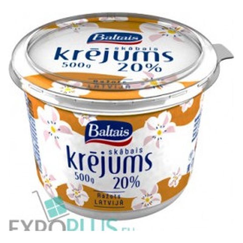 Baltais zure room 20% 500g