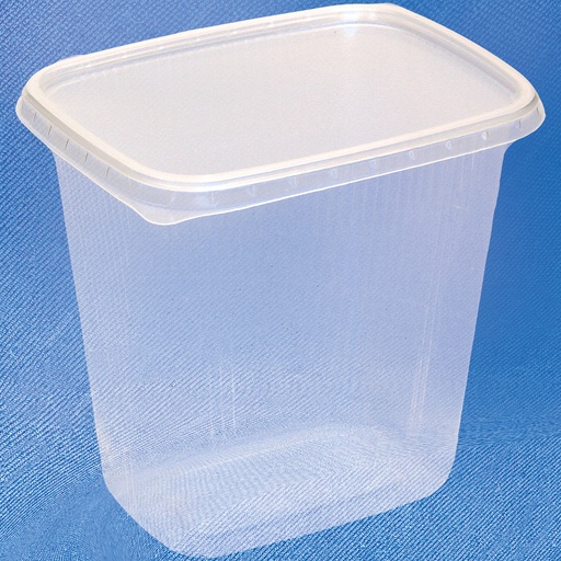 [98941] Delicatessen beker + deksel 500ml, rond, transparant 250 st.