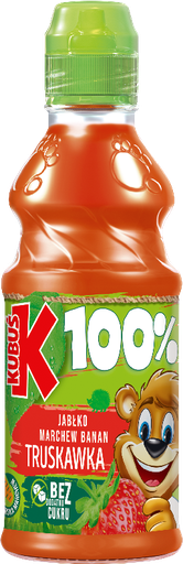[0001011234] Kubus aardbei appel en banaan