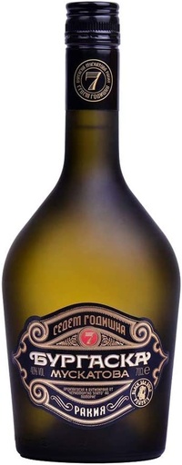 [0001011298] Bulgaarse Rakia Muscatova 0.7l 40%
