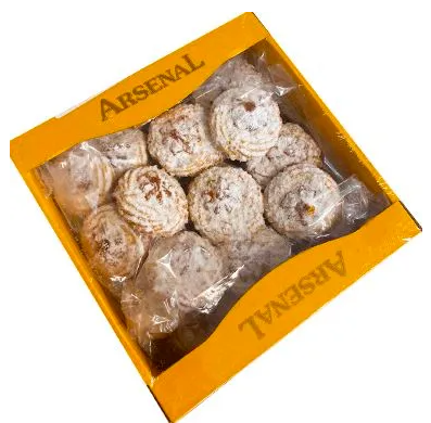 [0001011375] Arsenal snowflake koekjes