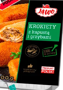 [0001011428] Gevulde kroketten met zuurkool en paddenstoelen diepgevroren "Kroketten met paddenstoelen en zuurkool"