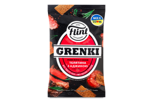 [0010011472] FLINT Roggebeschuit rund/adzjika smaak 70g
