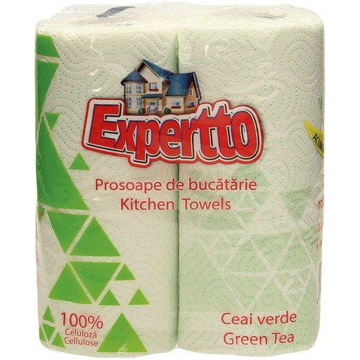 [95900] Expertto keukenrollen 2-laags, 2 rollen/pak