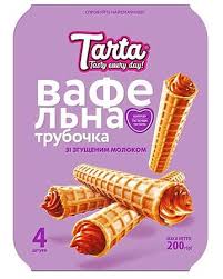 [0001011877] TARTA CAKES WAFEL TUBE GECONDENSEERDE MELK 200G