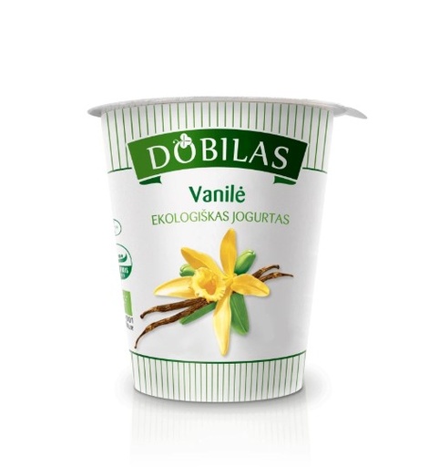 [0001011925] Органический йогурт с ванилью DOBILAS, 2,0-3,5 % жирности