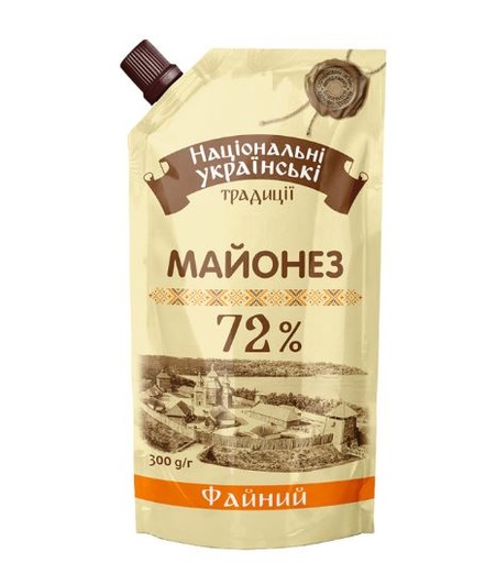 [0001011935] НАТ.УКРАИНСКИЕ ТРАДИЦИИ МАЙОНЕЗ ФЕЙНЫЙ 72%