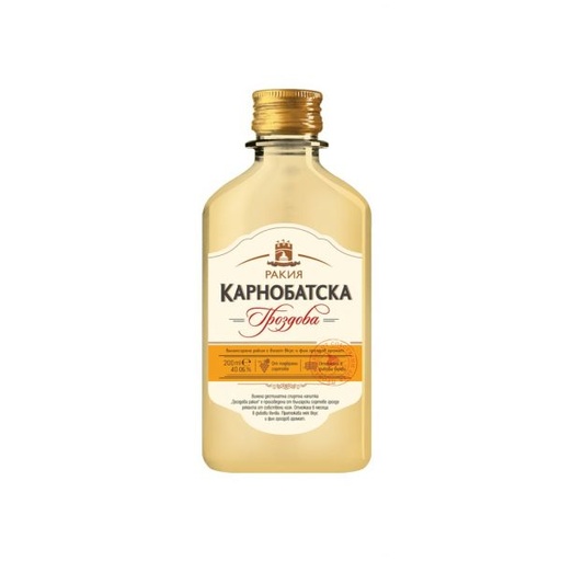 [0001011957] Rakia Karnobatska Druif 40% 0,2l