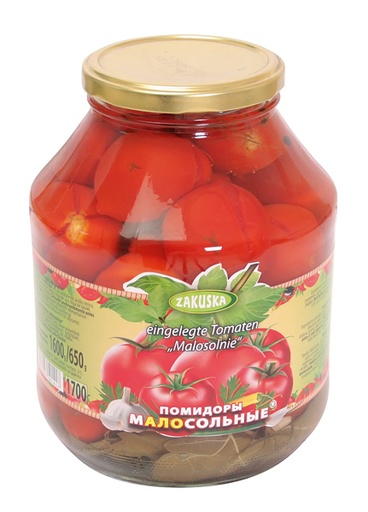[50141] "Zakuska" Tomaten licht gezouten Malosolnye 1,7 l