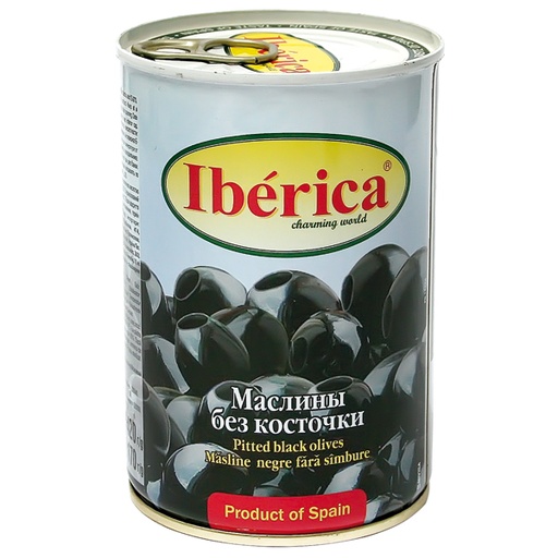 [48969] Чёрные оливки "IBERICA" без косточки
