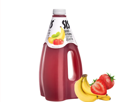 [0001013468] Sis banaan-aardbeiensap 1.6l