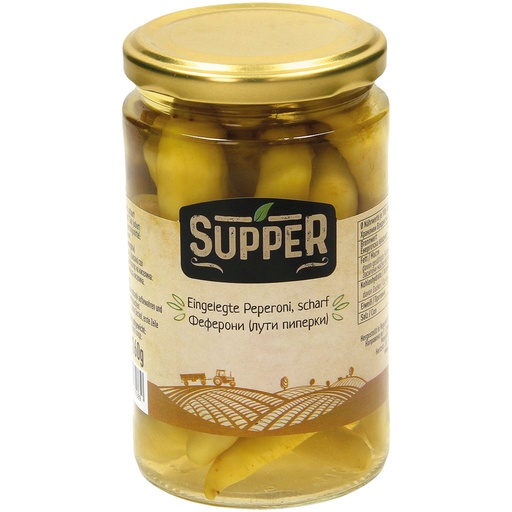 [41982] "Supper" Pepers gemarineerd scherp 330 g