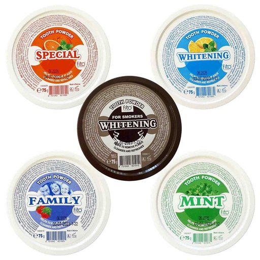 [0001013916] Tandpoeder voor rokers, 75g