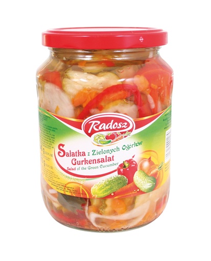 [35942] "Radosz" Komkommersalade Salatka z zielonych ogorkow 720 ml