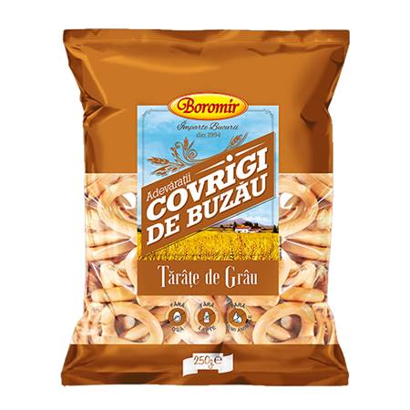 [0001014172] Boromir Zemelen Gedroogde Covrigi cu Tarate 250g