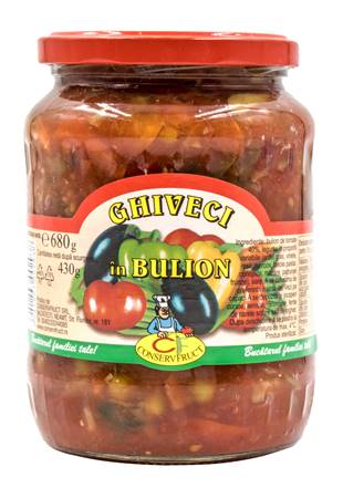 [0001014195] Conservvrucht Groentemix in tomatensaus 680g