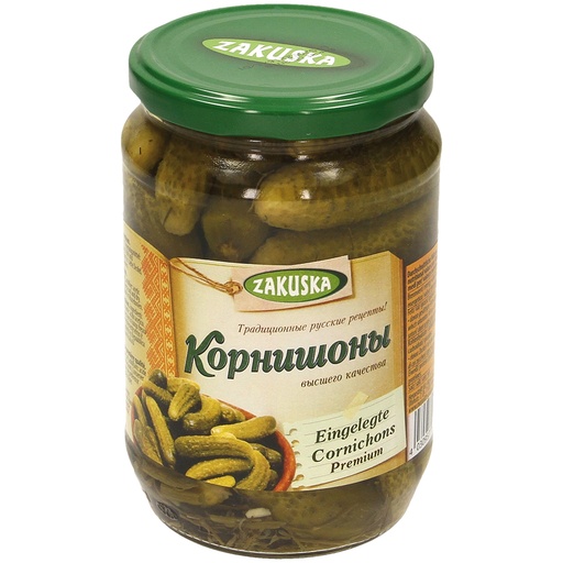 [51153] "Zakuska" Cornichons gemarineerd premium 680 g