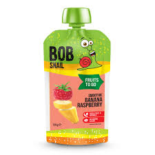 [0001014400] BOB SNAIL SMOOTHIE BANAAN/FRAMBOOS 120G