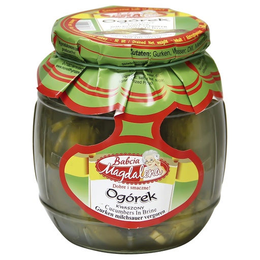 [51902] "Babcia Magdalena" Augurken melkzuur gefermenteerd Ogorek kwaszony 640 g