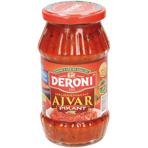 [41961] "Deroni" Ajvar pikant met gegrilde aubergine 500 ml