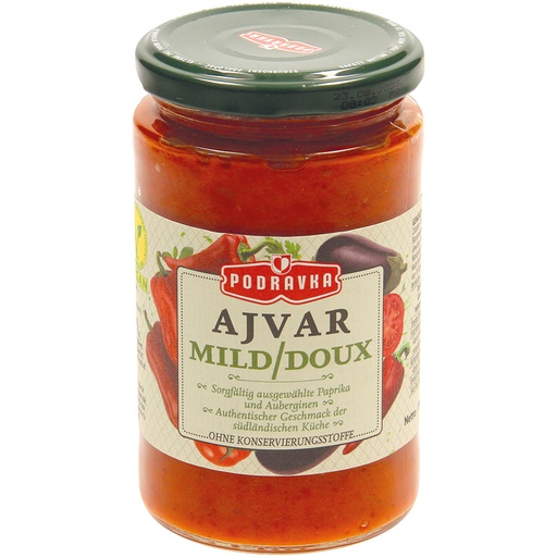 [41975] Ajvar milde groentebereiding met paprika en aubergine, gepasteuriseerd