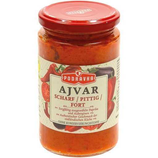 [41976] Ajvar pittige groentebereiding met paprika en aubergine, gepasteuriseerd
