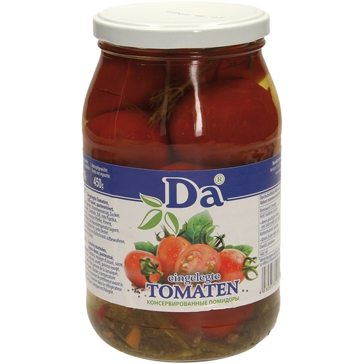 [50924] Ingelegde tomaten, zoet-zure, gepasteuriseerd.