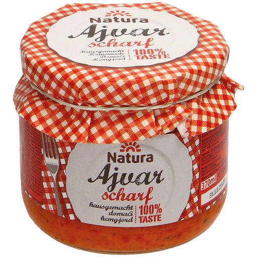 [41993] "Natura" Ajvar pikant huisbereid 370 ml