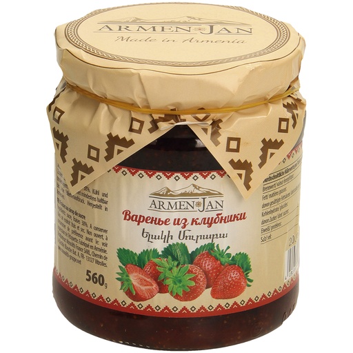 [63103] "Armenjan" Aardbeien in suikersiroop 560 g