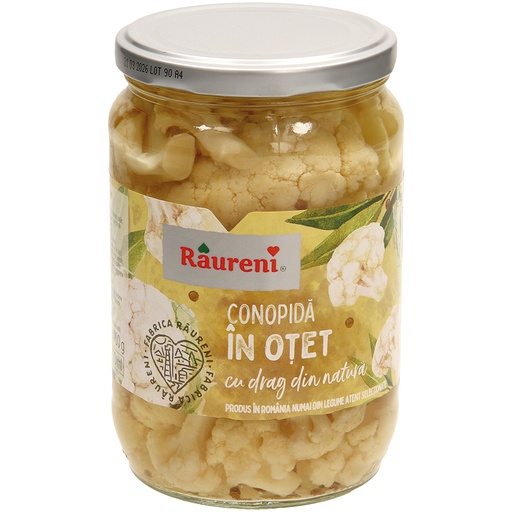 [37956] "Conopida in otet"-Маринованная цветная капуста. Пастеризованный продукт.