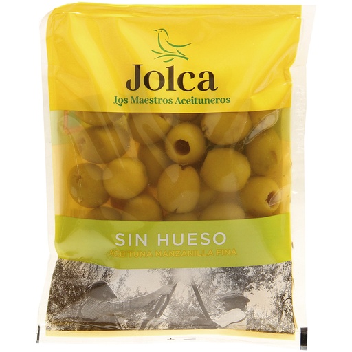 [48919] "Jolca" Groene olijven zonder pit in pekel 180 g