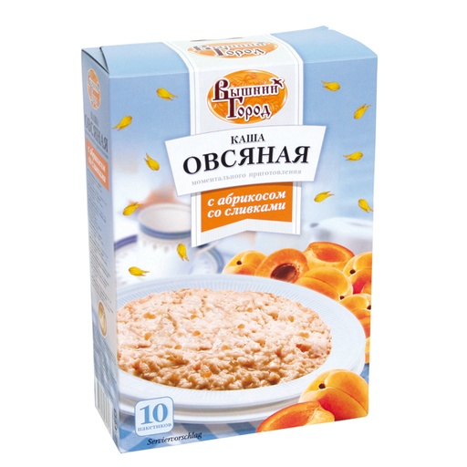 [73001] Каша овсяная с абрикосом и сливками