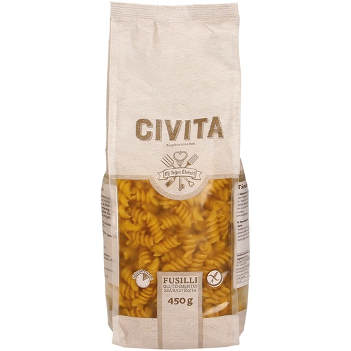 [72920] "Civita" Fusilli van maïs glutenvrij 450 g
