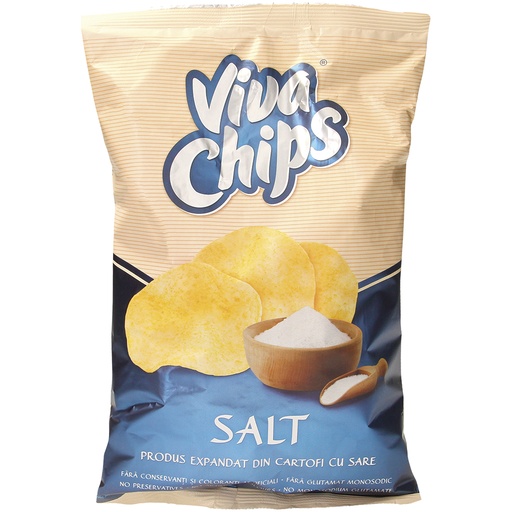 [82924] VIVA CHIPS - соленый картофельно-пшеничный снек