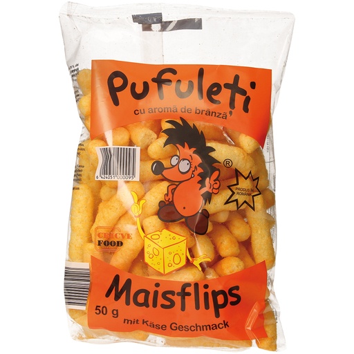 [82950] Maïsflips met kaas-smaak "Pufuleti"