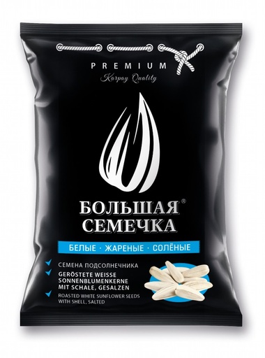 [56262] "BOLSHAYA SEMECHKA" Семена подсолнечника белые, жареные, солёные